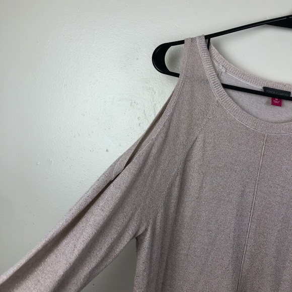 Vince Camuto Cream Open Shoulder Sweater - Picture 5 of 6